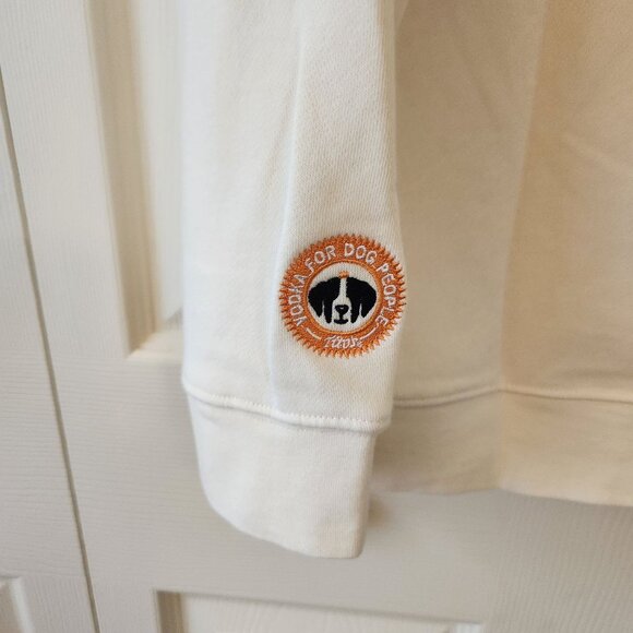 Titos Vodka Seasons Drinkings Hoodie Graphic Print XL Off White Winter Design - Picture 8 of 9